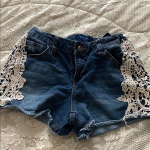 Lace shorts